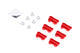 Red Rotatable Clamp Kit pro dron DJI MATRICE 600 - 2/3