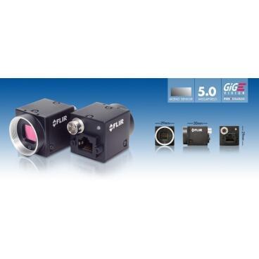 Průmyslová kamera Flir-PointGrey Blackfly 5,0 MP Color/Mono GigE PoE - 3